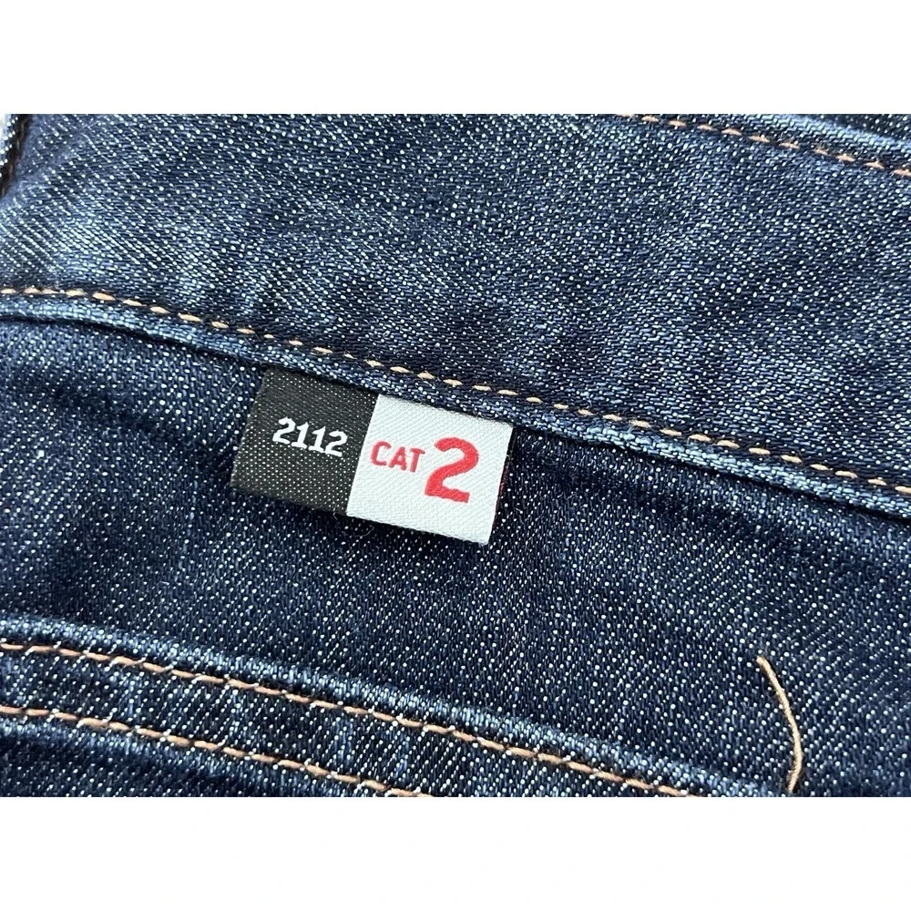 Carhartt‎ Women's Blue Jeans Original Fit CAT 2 Flame Resistant Size 18 SHORT